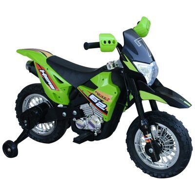 Kindermotorrad Elektromotorrad - grün