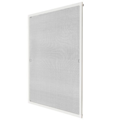 Fliegengitter für Fensterrahmen weiss, 120 x 140 cm