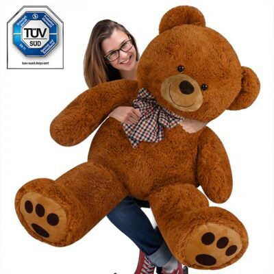 Teddybär 165cm STEHEND Riesen Teddy XXXL braun