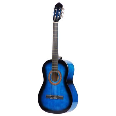 Akustische Gitarre blau