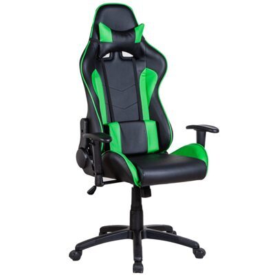 Gaming Stuhl Bürostuhl schwarz/grün