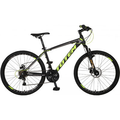 Mountainbike Velo Hardtail 26"" CROW-X schwarz/gelb - Rahmen: 44cm