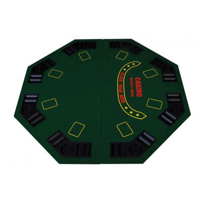 Poker-Tischauflage klappbar (8 Spieler)