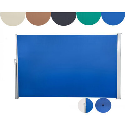 Seitenmarkise 180 x 300 cm blau
