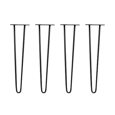 Tischbeine Hairpin schwarz 71 cm