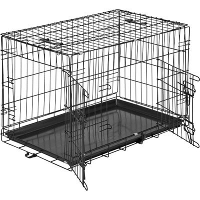 Hundebox Gitter tragbar 76 x 47 x 51 cm