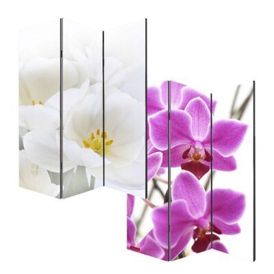 Foto-Paravent Raumteiler ~ 180x120cm Orchidee